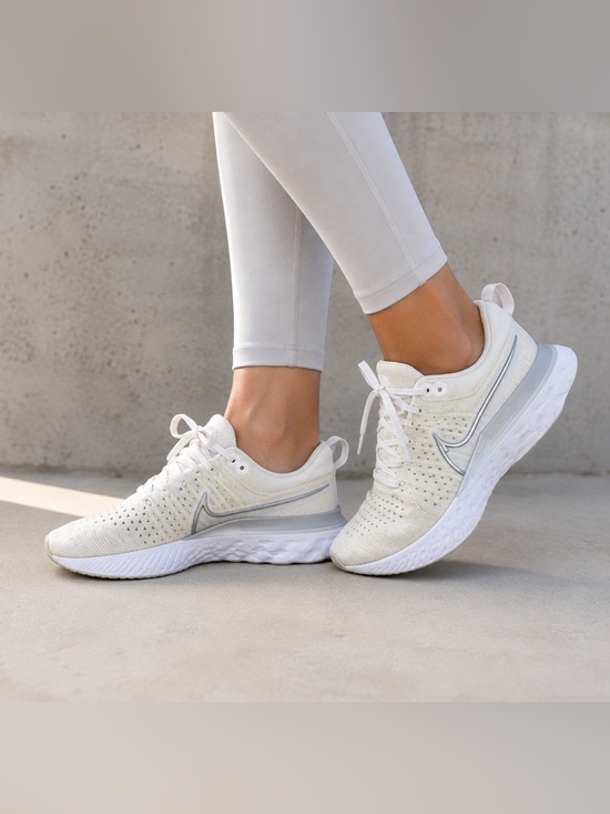 Nike Shoes - Nike React Infinity Run Flyknit Women’s 7.5 White Running Shoes Sneakers